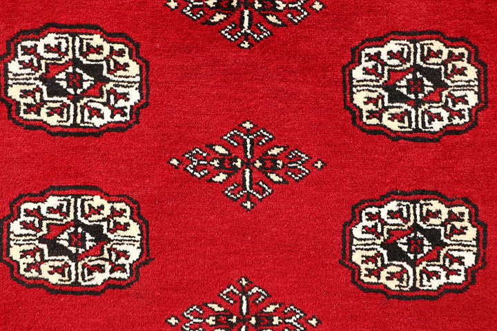 Firebrick Bokhara 5' 7 x 8' 10 - No. 60539 - ALRUG Rug Store