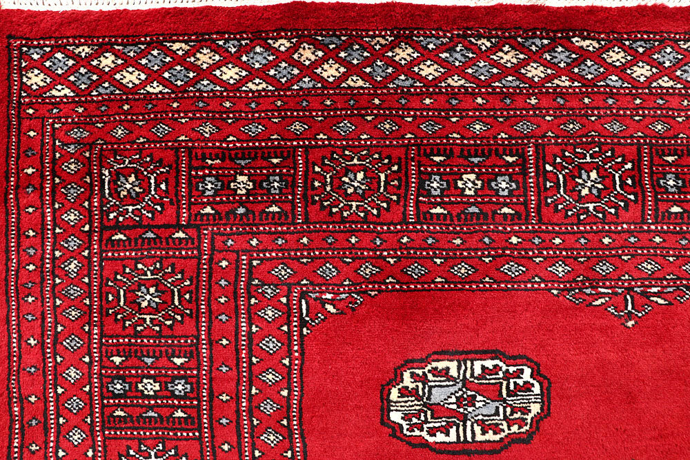 Firebrick Bokhara 5' 5 x 8' 11 - No. 60540 - ALRUG Rug Store