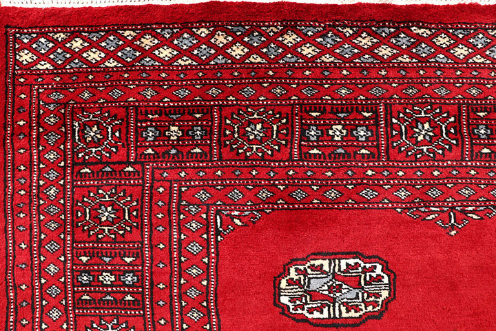 Firebrick Bokhara 5' 5 x 8' 11 - No. 60540 - ALRUG Rug Store