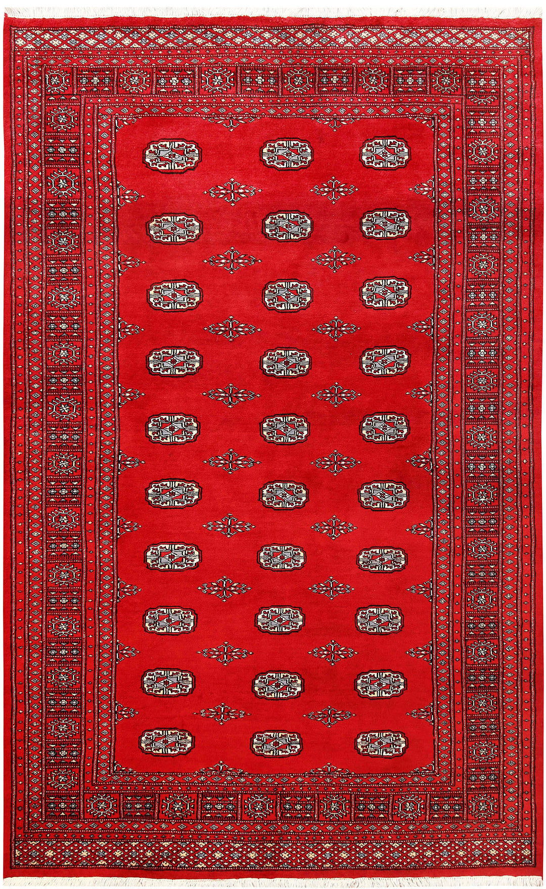 Firebrick Bokhara 5' 5 x 8' 11 - No. 60540 - ALRUG Rug Store