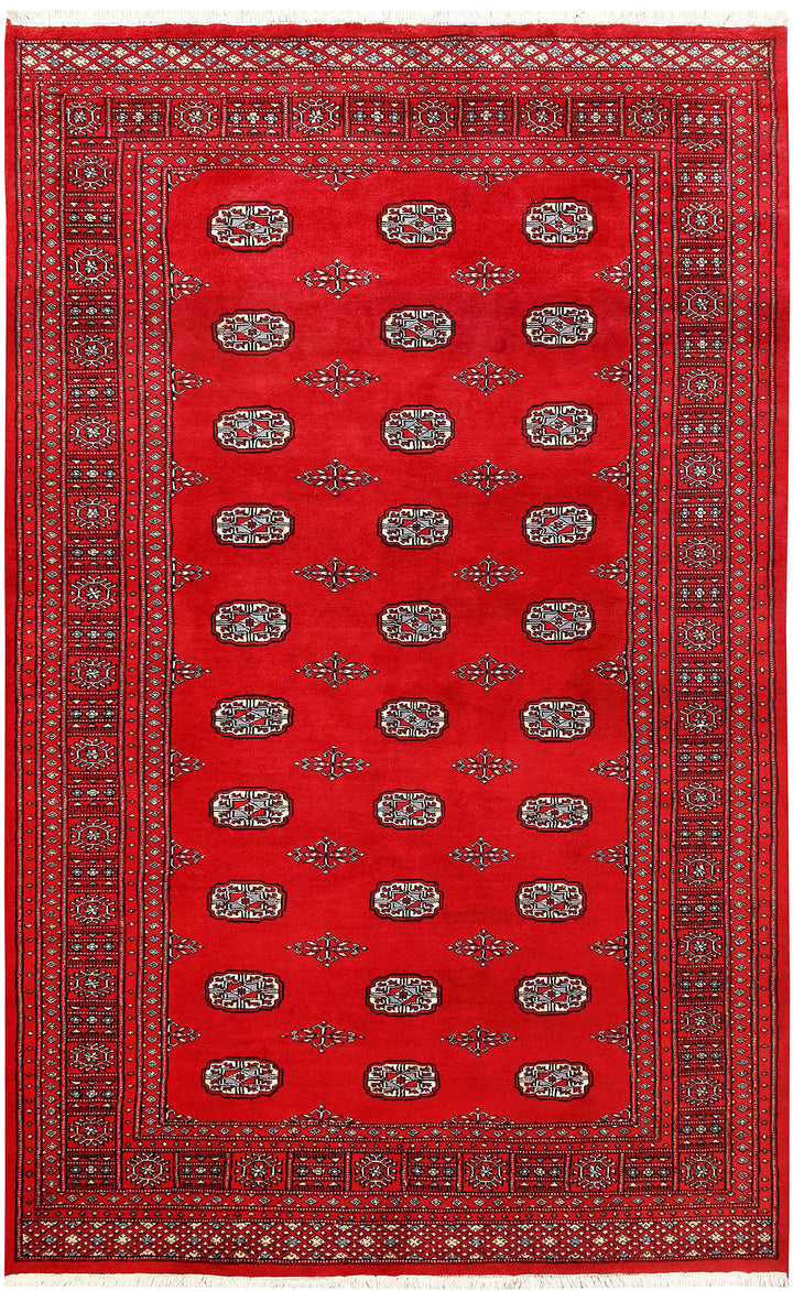 Firebrick Bokhara 5' 5 x 8' 11 - No. 60540 - ALRUG Rug Store