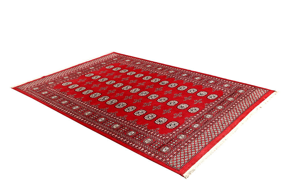 Firebrick Bokhara 5' 7 x 8' 3 - No. 60541 - ALRUG Rug Store