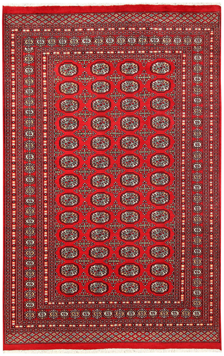 Firebrick Bokhara 5' 7 x 8' 8 - No. 60542 - ALRUG Rug Store
