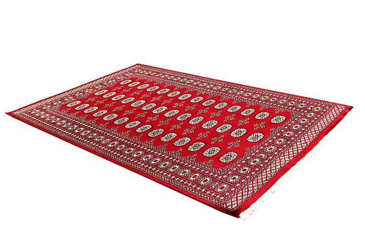 Red Bokhara 5' 6 x 8' 4 - No. 60551 - ALRUG Rug Store