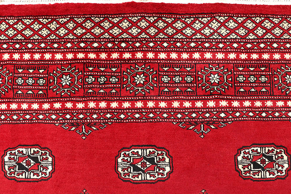Red Bokhara 5' 7 x 8' 2 - No. 60552 - ALRUG Rug Store