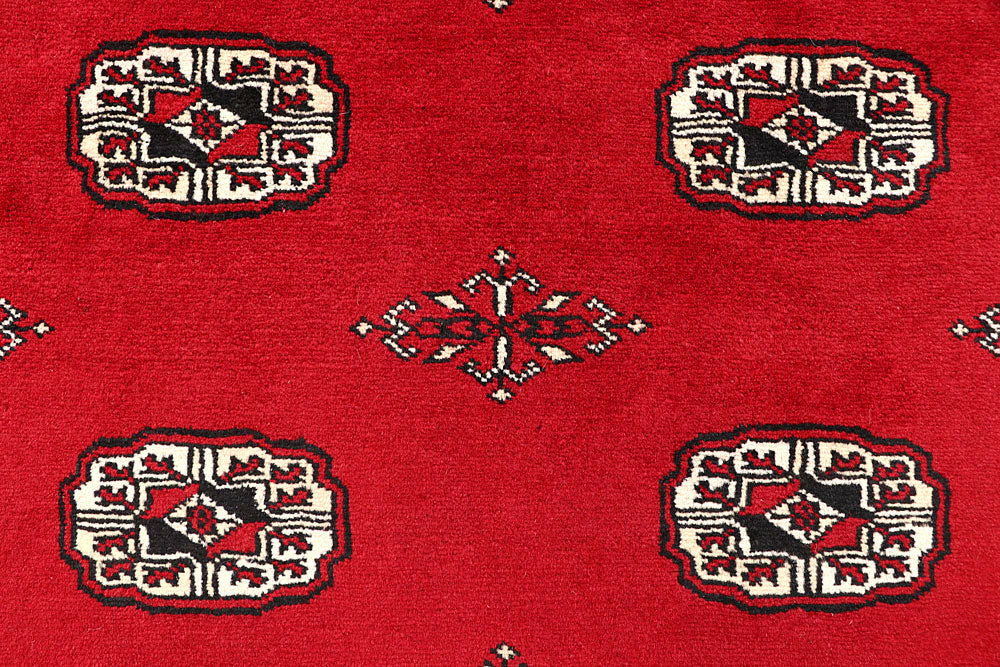 Red Bokhara 5' 7 x 8' 2 - No. 60552 - ALRUG Rug Store