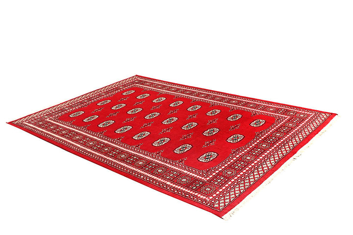 Red Bokhara 5' 7 x 8' 2 - No. 60552 - ALRUG Rug Store