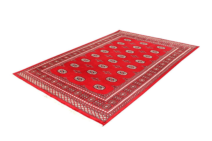 Red Bokhara 5' 7 x 8' 2 - No. 60552 - ALRUG Rug Store