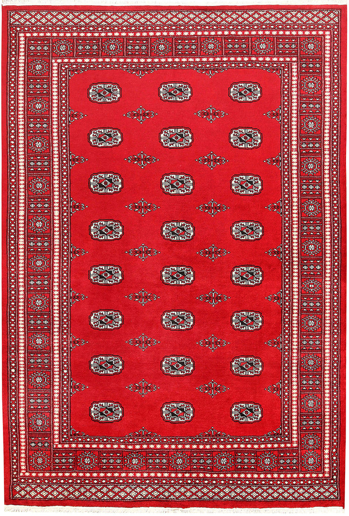 Red Bokhara 5' 7 x 8' 2 - No. 60552 - ALRUG Rug Store