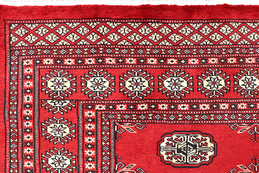Red Bokhara 5' 7 x 8' 1 - No. 60554 - ALRUG Rug Store