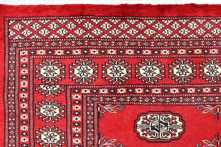 Red Bokhara 5' 7 x 8' 1 - No. 60554 - ALRUG Rug Store