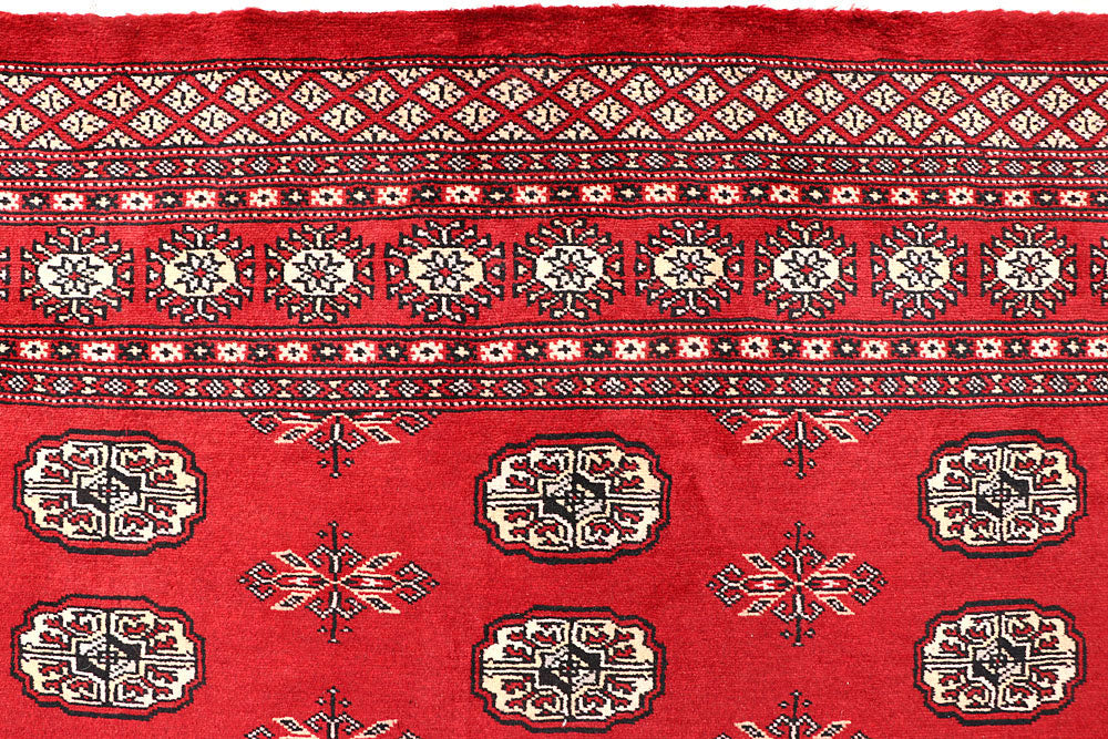 Red Bokhara 5' 7 x 8' 1 - No. 60554 - ALRUG Rug Store