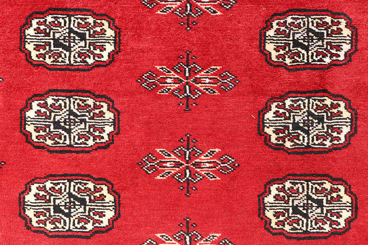 Red Bokhara 5' 7 x 8' 1 - No. 60554 - ALRUG Rug Store