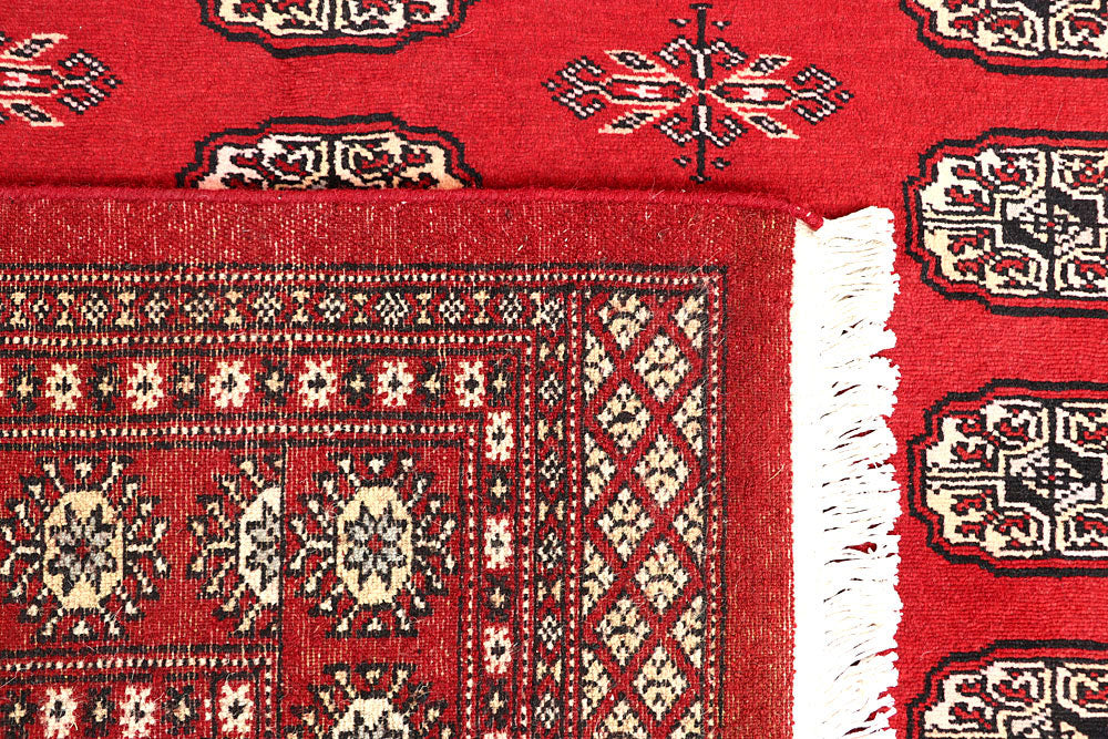 Red Bokhara 5' 7 x 8' 1 - No. 60554 - ALRUG Rug Store