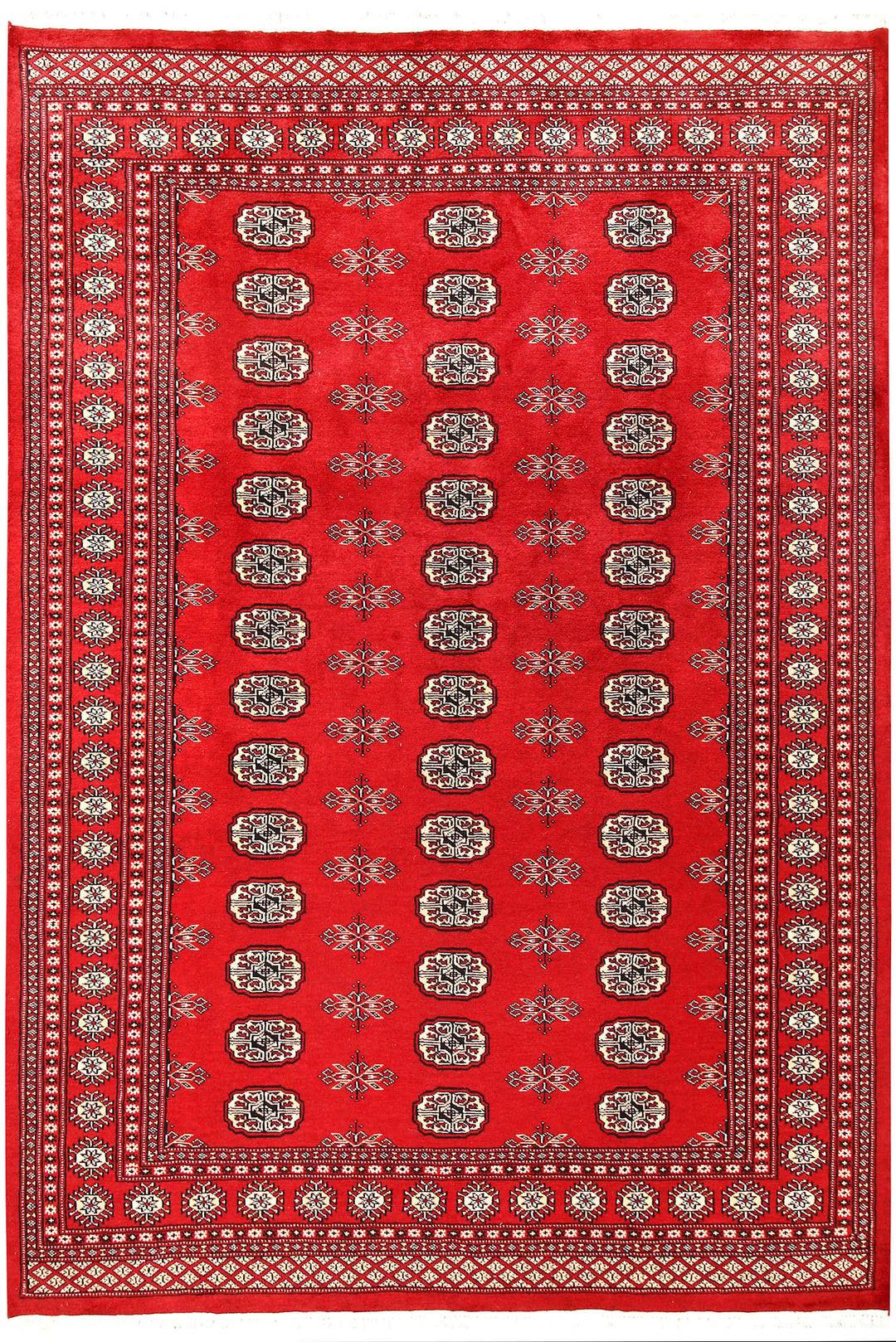 Red Bokhara 5' 7 x 8' 1 - No. 60554 - ALRUG Rug Store