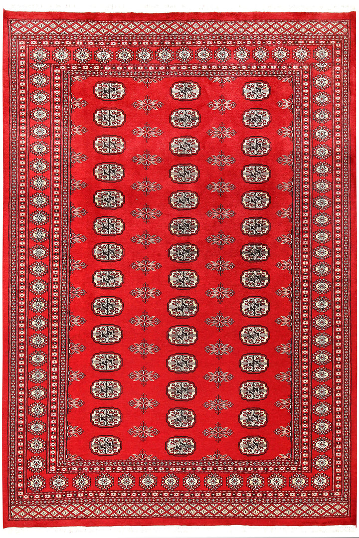 Red Bokhara 5' 7 x 8' 1 - No. 60554 - ALRUG Rug Store