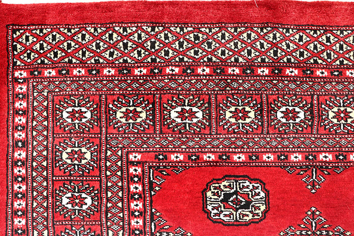 Red Bokhara 5' 7 x 8' 2 - No. 60558 - ALRUG Rug Store
