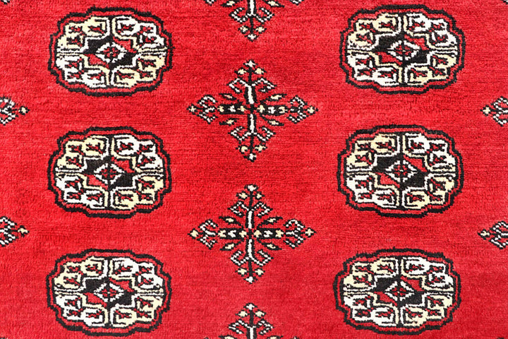 Red Bokhara 5'  7" x 8'  2" - No. QA93797