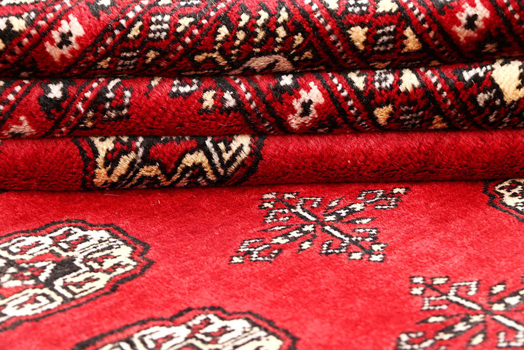 Red Bokhara 5'  7" x 8'  2" - No. QA93797