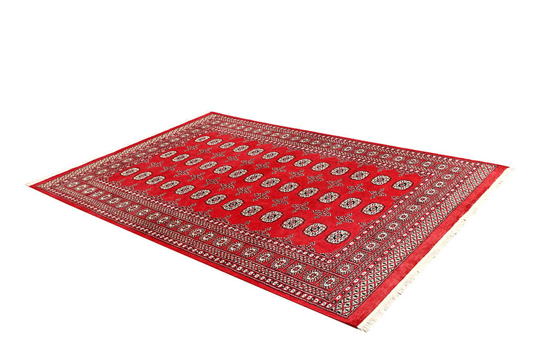 Red Bokhara 5'  7" x 8'  2" - No. QA93797