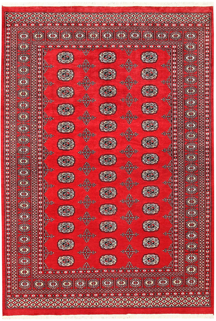 Red Bokhara 5'  7" x 8'  2" - No. QA93797