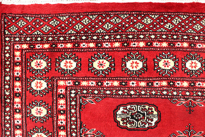 Red Bokhara 5' 7 x 8' 3 - No. 60560 - ALRUG Rug Store
