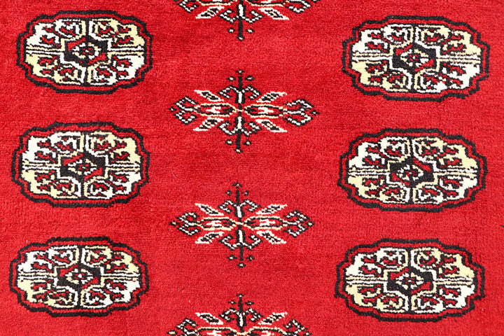 Red Bokhara 5' 7 x 8' 3 - No. 60560 - ALRUG Rug Store