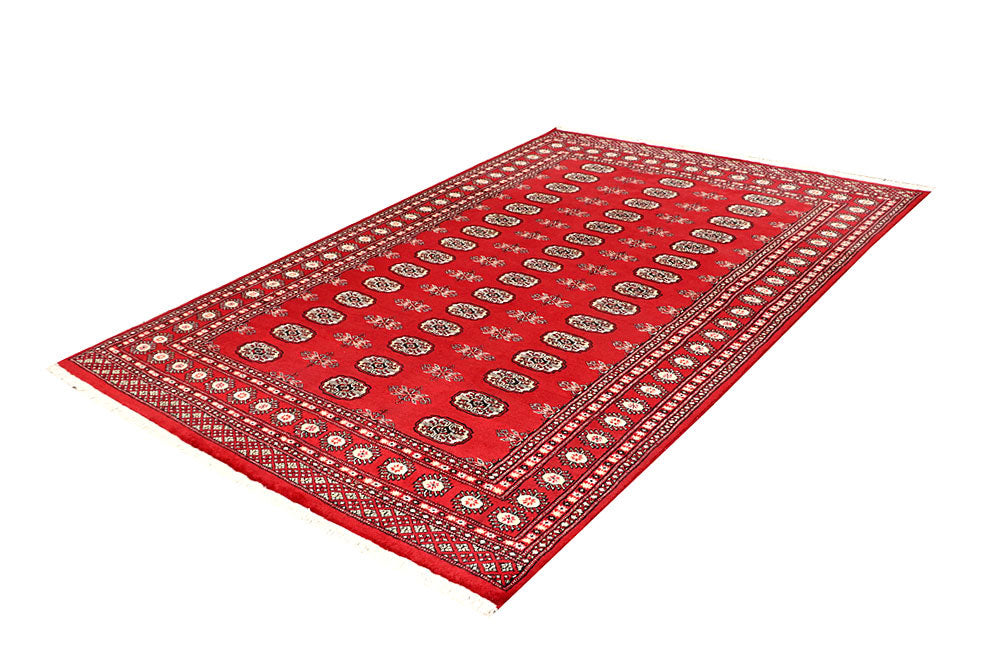 Red Bokhara 5' 7 x 8' 3 - No. 60560 - ALRUG Rug Store
