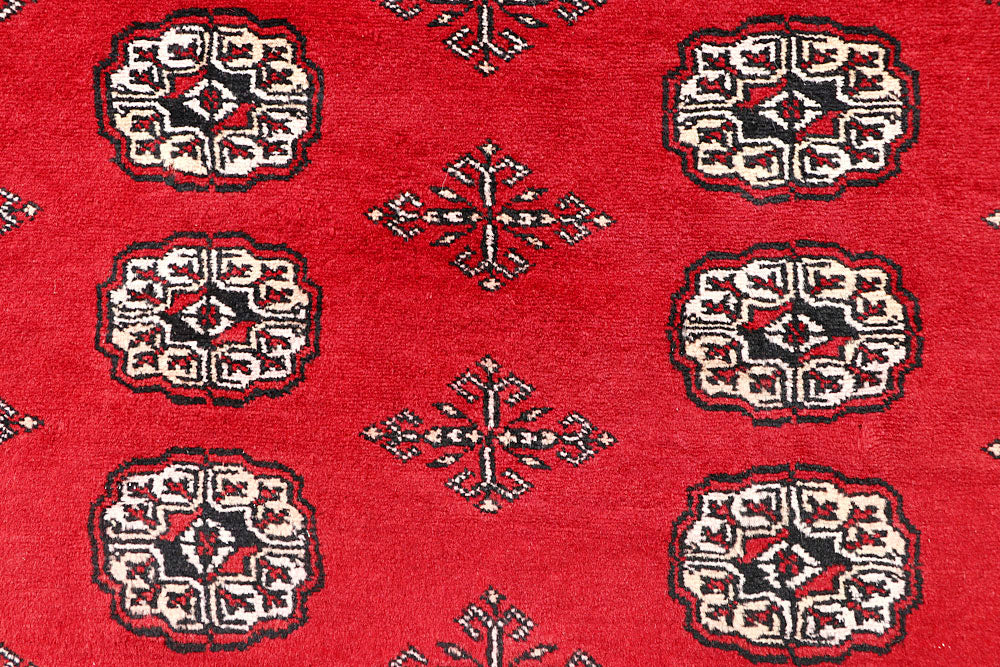 Red Bokhara 5' 7 x 8' 11 - No. 60568 - ALRUG Rug Store