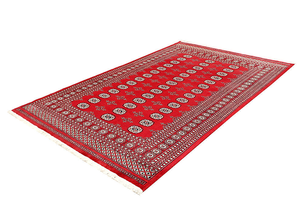 Red Bokhara 5' 7 x 8' 11 - No. 60568 - ALRUG Rug Store