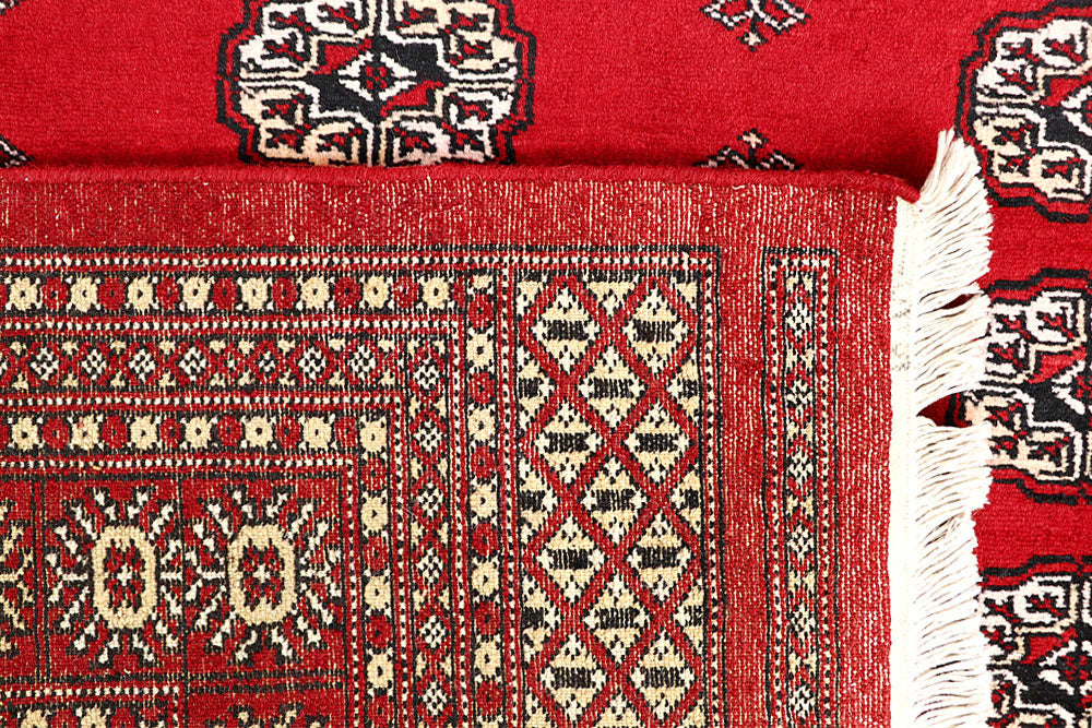 Red Bokhara 5' 7 x 8' 11 - No. 60568 - ALRUG Rug Store