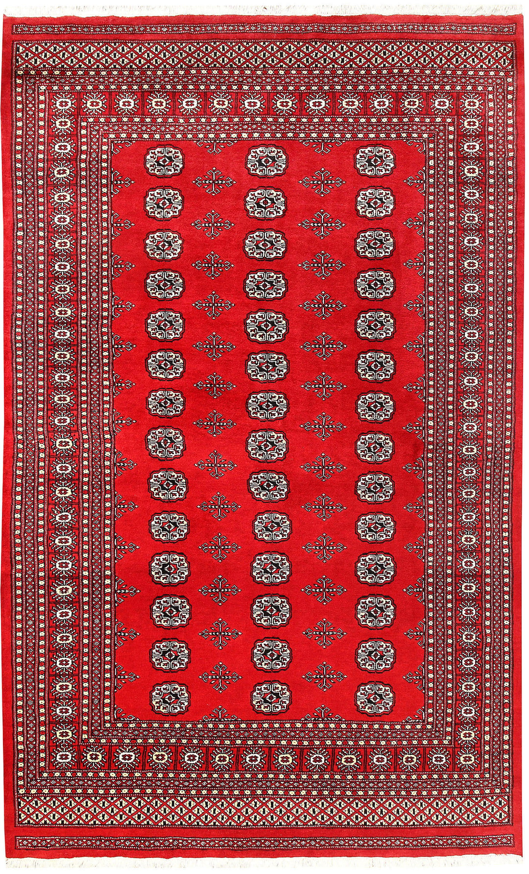 Red Bokhara 5' 7 x 8' 11 - No. 60568 - ALRUG Rug Store