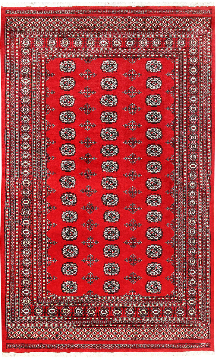 Red Bokhara 5' 7 x 8' 11 - No. 60568 - ALRUG Rug Store