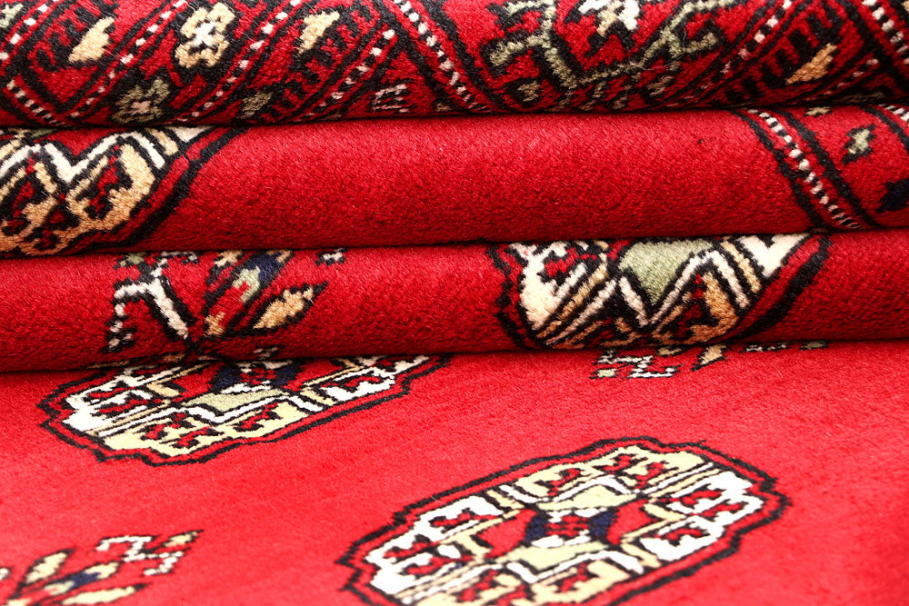 Firebrick Bokhara 5' 7 x 8' 3 - No. 60571 - ALRUG Rug Store