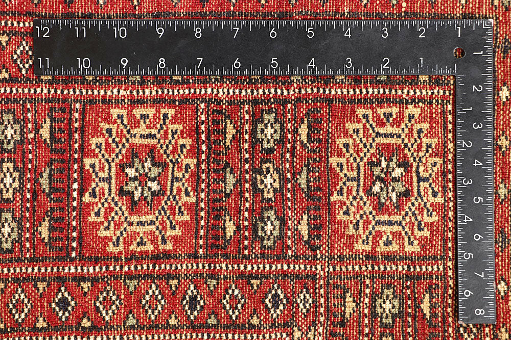 Firebrick Bokhara 5' 7 x 8' 3 - No. 60571 - ALRUG Rug Store
