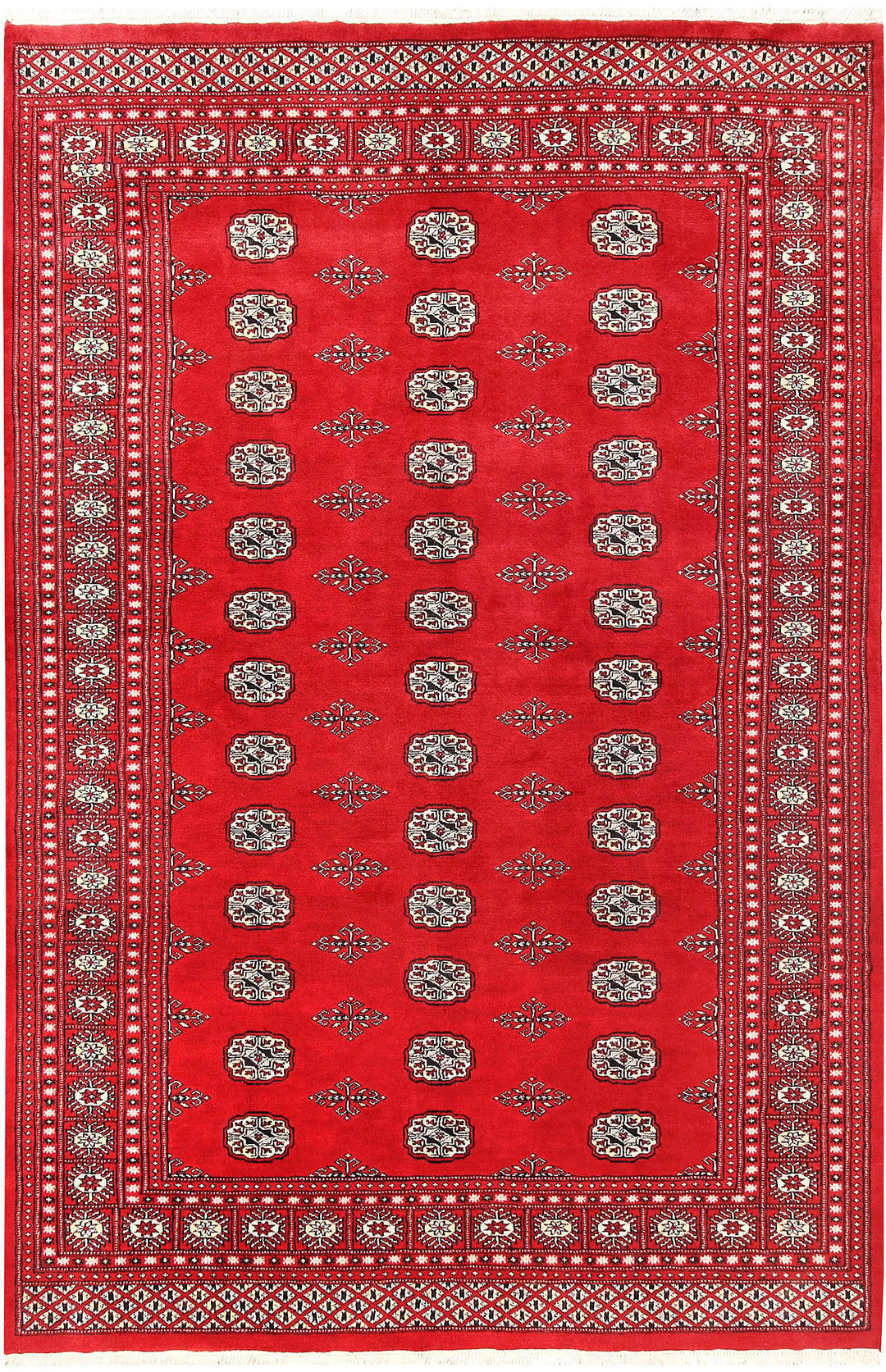 Firebrick Bokhara 5' 6 x 8' 2 - No. 60572 - ALRUG Rug Store