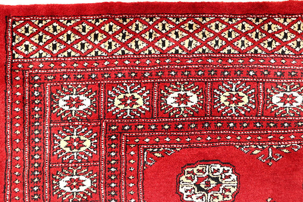 Firebrick Bokhara 5' 5 x 8' 6 - No. 60575 - ALRUG Rug Store