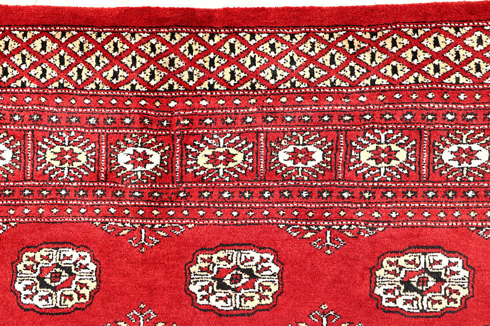 Firebrick Bokhara 5' 5 x 8' 6 - No. 60575 - ALRUG Rug Store