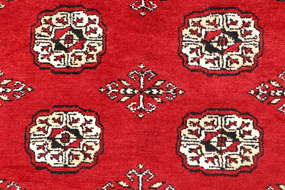 Firebrick Bokhara 5' 5 x 8' 6 - No. 60575 - ALRUG Rug Store