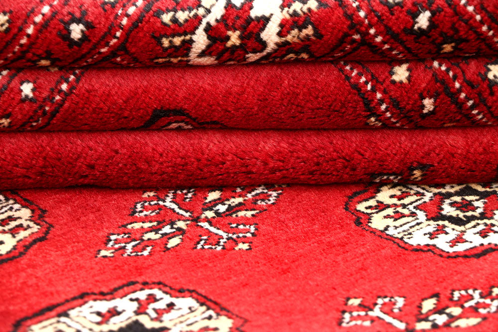 Firebrick Bokhara 5' 5 x 8' 6 - No. 60575 - ALRUG Rug Store