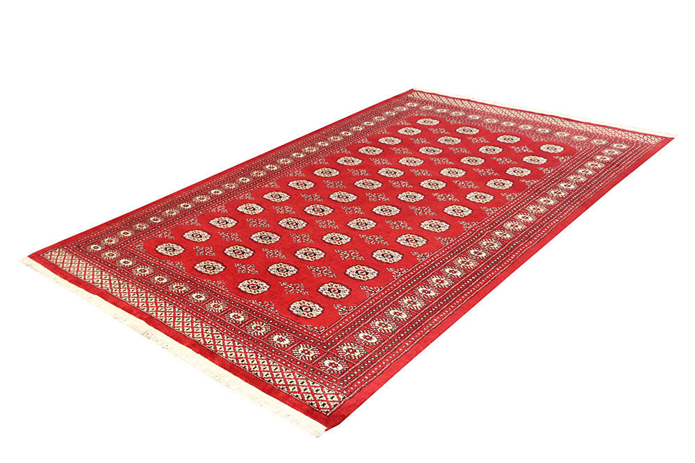 Firebrick Bokhara 5' 5 x 8' 6 - No. 60575 - ALRUG Rug Store