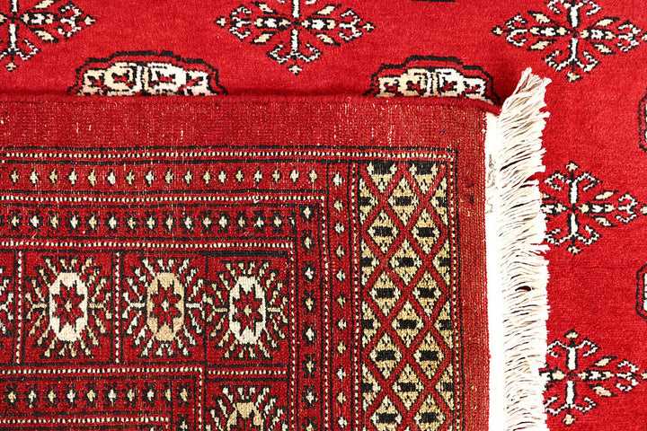 Firebrick Bokhara 5' 5 x 8' 6 - No. 60575 - ALRUG Rug Store
