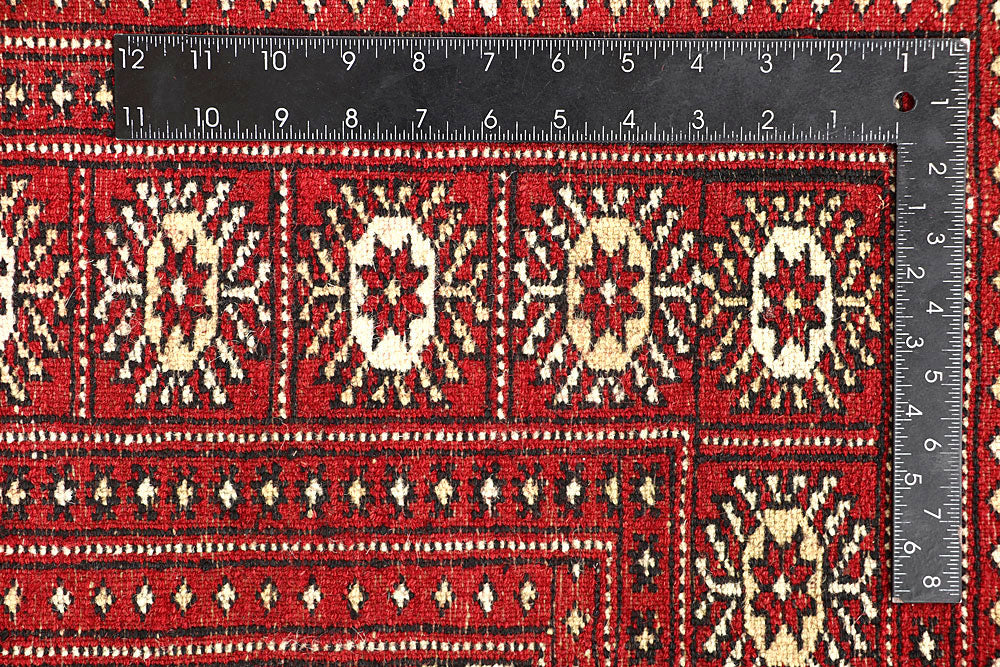 Firebrick Bokhara 5' 5 x 8' 6 - No. 60575 - ALRUG Rug Store