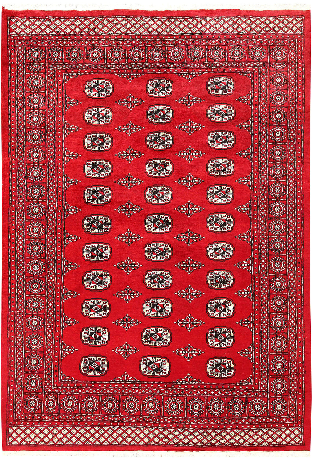Firebrick Bokhara 5' 7 x 8' - No. 60577 - ALRUG Rug Store