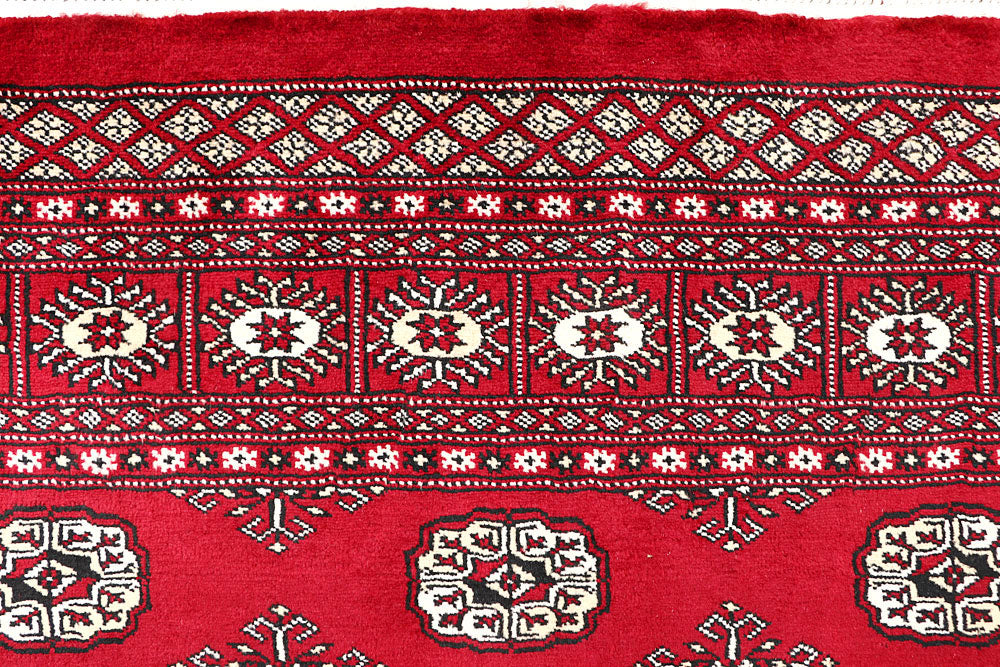 Crimson Bokhara 5' 5 x 8' 1 - No. 60578 - ALRUG Rug Store