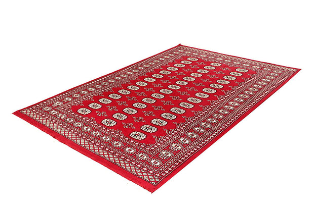 Crimson Bokhara 5' 5 x 8' 1 - No. 60578 - ALRUG Rug Store