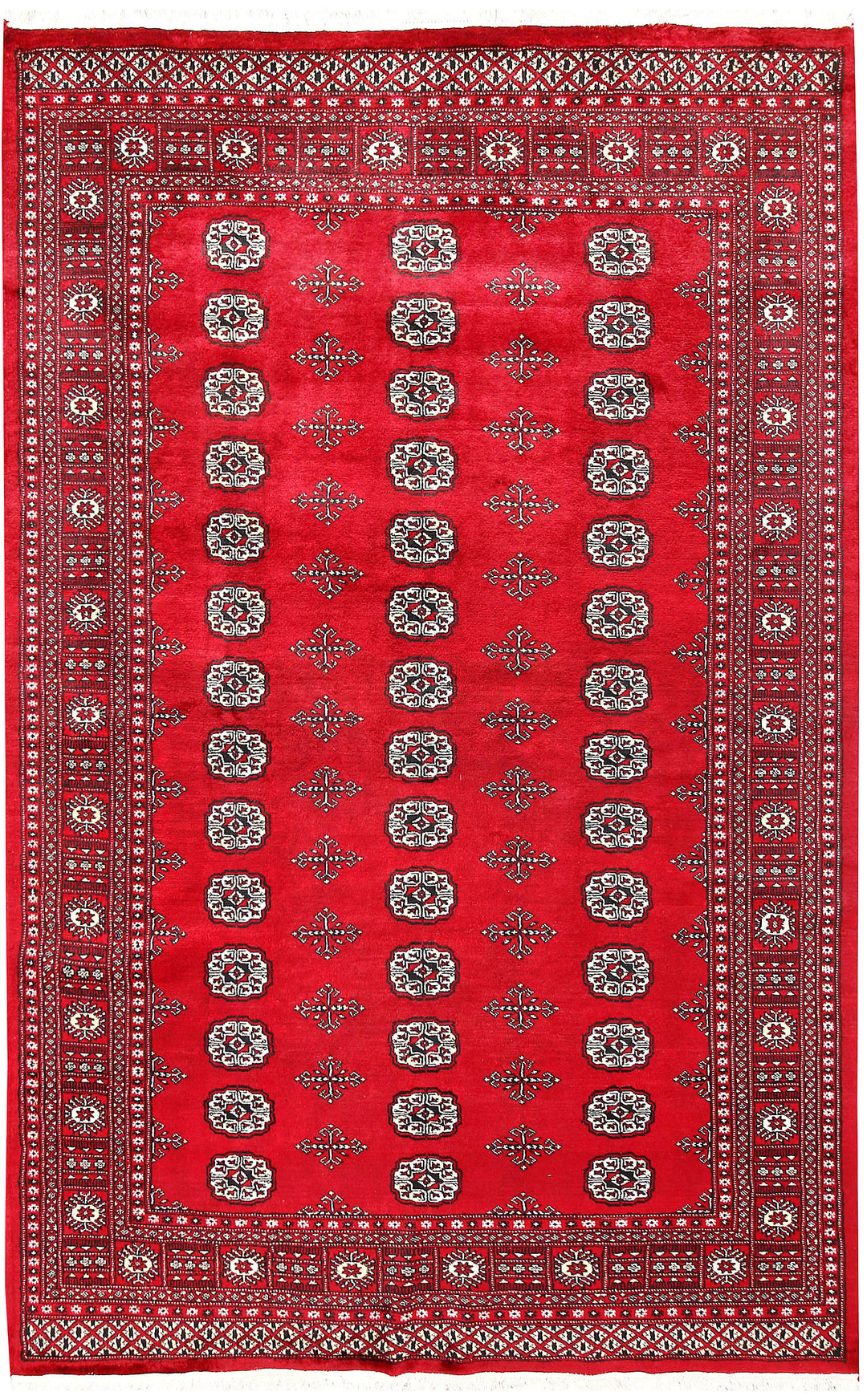 Firebrick Bokhara 5' 5 x 8' 5 - No. 60579 - ALRUG Rug Store