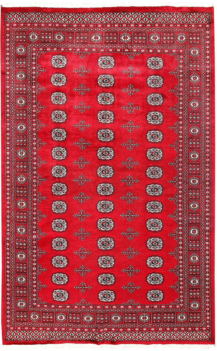 Firebrick Bokhara 5' 5 x 8' 5 - No. 60579 - ALRUG Rug Store