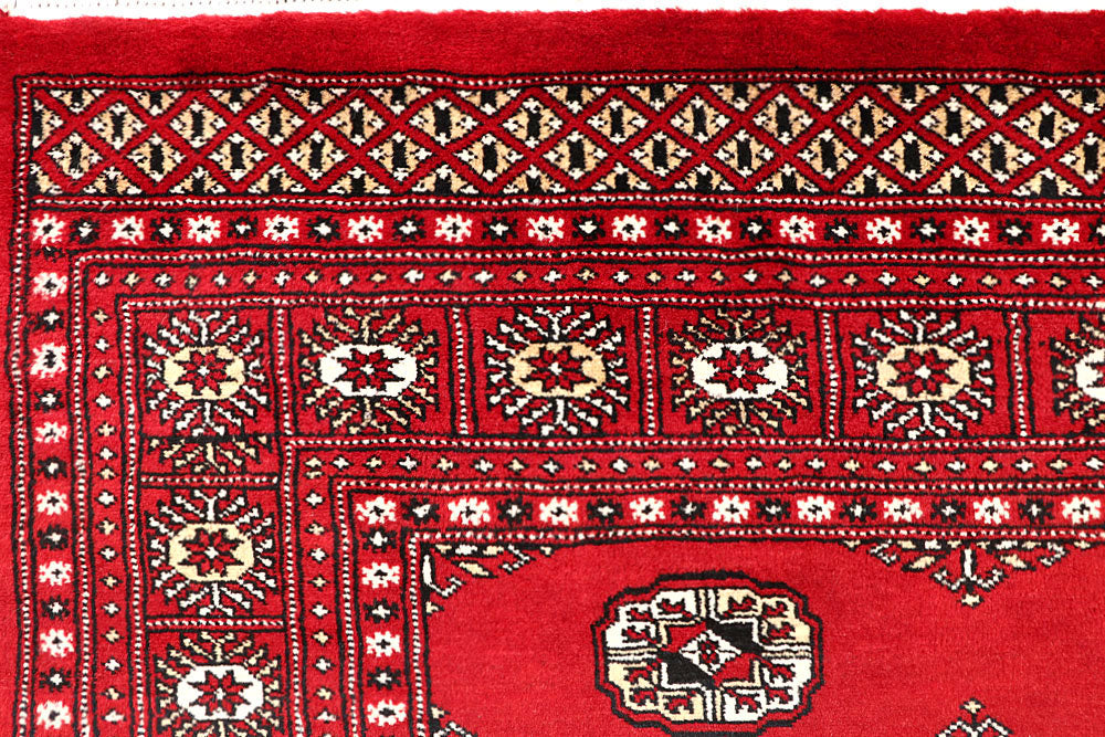 Red Bokhara 5' 5 x 8' 3 - No. 60580 - ALRUG Rug Store