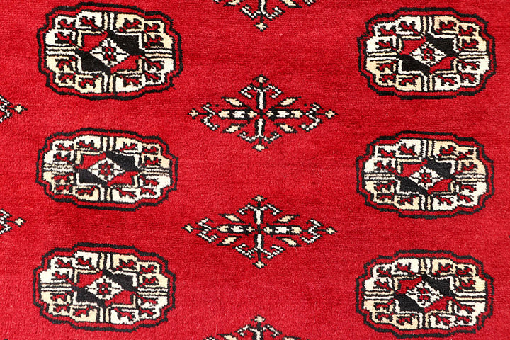 Red Bokhara 5' 5 x 8' 3 - No. 60580 - ALRUG Rug Store
